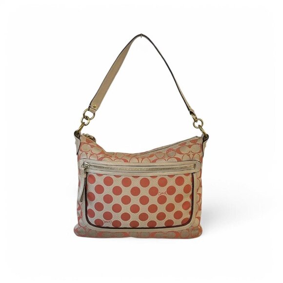 Coach Polkadot Shoulder Bag #22475 - Picture 4 of 10